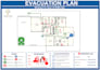 draw fire emergency evacuation plan, safety exit diagrams